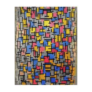Composition in Oval with Color Planes 1 Poster by Piet Mondrian