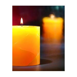 Meditation Candles Poster by Olivier Le Queinec