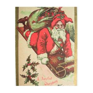 Original Santa Claus Pre Cola Red Redesign Poster by Muirhead Gallery