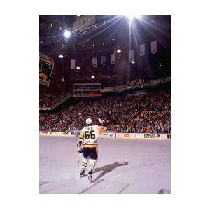 Mario Lemieux Waves To The Crowd Poster by B Bennett - Fine Art America