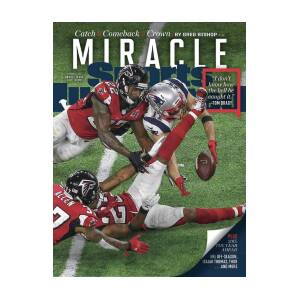 February 13 2017 Julian Edelman Patriots SB 51 Sports Illustrated NO LABEL 