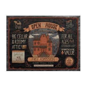 Halloween Open House Poster by Sd Graphics Studio