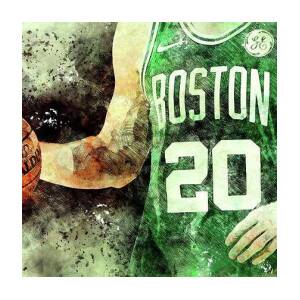 Boston Celtics Basketball Team,Original Sports Posters for fans Tapestry by  Drawspots Illustrations - Fine Art America