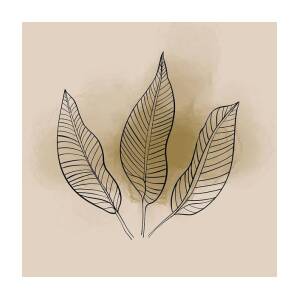 Banana Leaf - Tropical Leaf Print - Botanical Art - Modern Abstract - Green,  Olive Poster by Studio Grafiikka - Pixels Merch