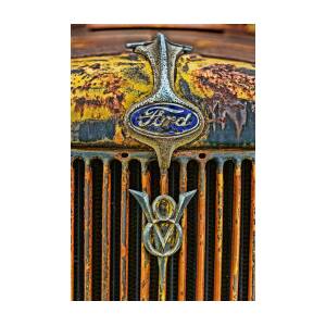 Vintage Ford V8 Decal 5.5/" in size Free Shipping