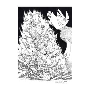 Son Goku Dragon Ball Z 39, an art print by Luong An - INPRNT