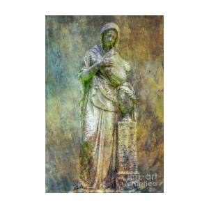 Cemetery Angel Statue Art Print by Randy Steele