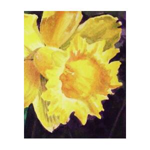 Yellow Daffodils Art Print by Irina Sztukowski