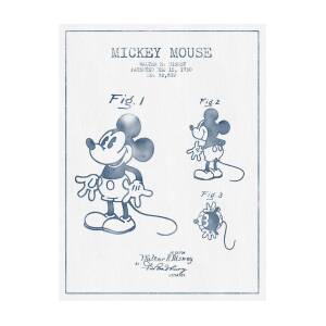 Walt DISNEY 1930 #082.5 US Patent for MICKEY MOUSE 