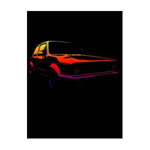 Volkswagen, Golf Gti Art Print by Hotte Hue - Pixels Merch