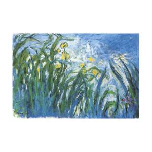 Irises Art Print by Claude Monet
