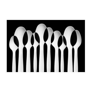 Spoons Abstract:  Forest Art Print by Jacqueline Hammer