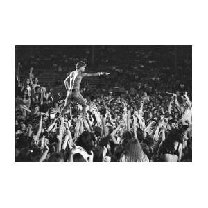 Iggy Pop Live Art Print by Tom Copi