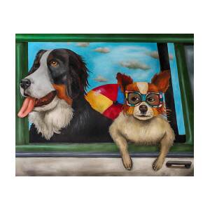 Winner of the Ugly Dog Contest 2011 Art Print by Leah Saulnier The ...