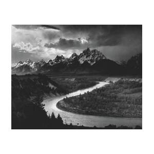 The Tetons And The Snake River 1942 #1 Art Print by Mountain Dreams