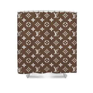 Louis Vuitton Pattern Lv 07 Grey Shower Curtain for Sale by TUSCAN Afternoon