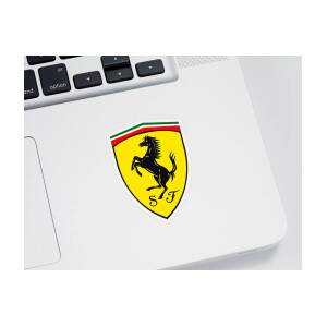 Ferrari #2 Sticker by E Tika - Pixels