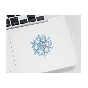 Real snowflake 2018-12-18_3 Sticker
