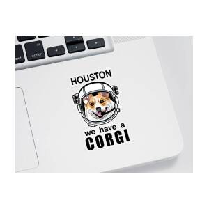 Houston We Have a Corgi Funny Space Corgi Tote Bag by Pet Merch