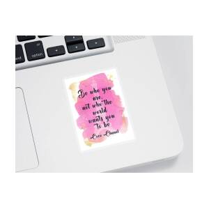 Coco Chanel quote pink watercolor Fleece Blanket by Mihaela Pater - Pixels