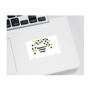 Rainbow Meeple Sticker