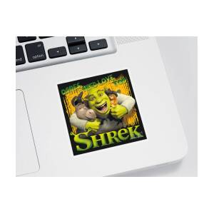 Shrek Ogre Buds Sticker by Debra Smart - Fine Art America