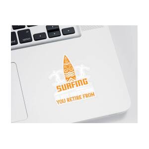 Surfing Sushi Funny Surfer Sojsauce Gift & Present' Sticker