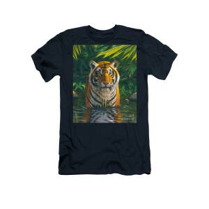 Tiger Family in the jungle T-Shirt for Sale by MGL Meiklejohn Graphics ...