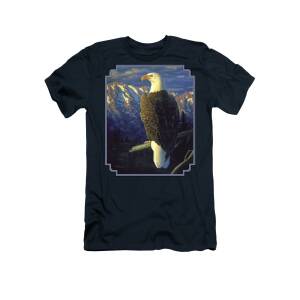 Bird Painting - Bluebirds And Peaches T-Shirt for Sale by Crista Forest