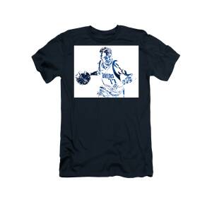 Luka Doncic Dallas Mavericks Pixel Art 1 T-Shirt by Joe Hamilton
