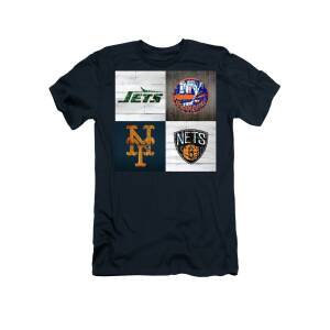 New York Mets Nets Jets MASH UP logo shirt S - 5XL!!!