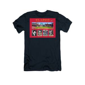 St. Louis Cardinals Vintage 1954 Scorecard Kids T-Shirt by Big 88 Artworks  - Pixels