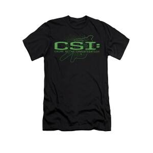 Csi - Distressed Logo T-Shirt by Brand A - Fine Art America