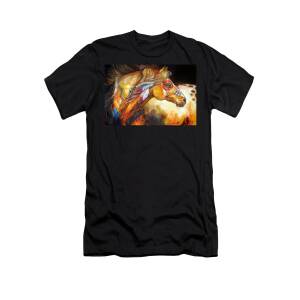 SUN and SHADOW EQUINE ABSTRACT T-Shirt for Sale by Marcia Baldwin