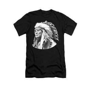 Sioux Chief Sitting Bull T-Shirt for Sale by War Is Hell Store