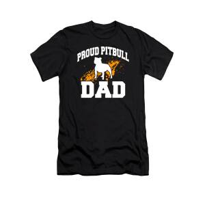 Pitbull Dad Mens Shirt Proud American Pit Bull Dog T-Shirt