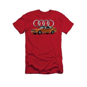 Audi Sport Quattro RS 001. Cutaway automotive art #4 T-Shirt by