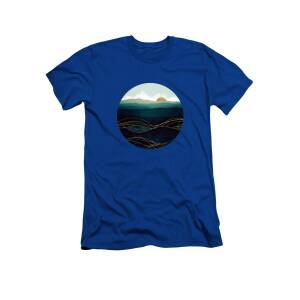 Indigo Mountains T-Shirt for Sale by Spacefrog Designs
