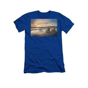 Dock lights at Jekyll Island T-Shirt for Sale by Debra and Dave Vanderlaan