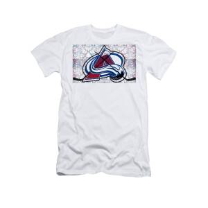 Avalanche Foot Logo with Colorado Flag T-Shirt by Becca Buecher