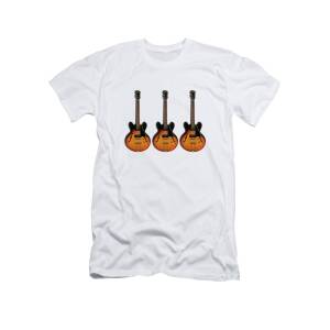 Gibson Electric Guitar Collection T-Shirt for Sale by Mark Rogan