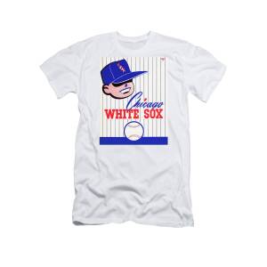 Vintage Chicago White Sox Art T-Shirt by Row One Brand - Pixels