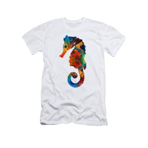 Into Blue - Tropical Fish by Sharon Cummings T-Shirt for Sale by Sharon ...