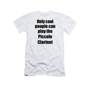 Clarinet Music with de US Flag T-Shirt Funny Black Vintage Gift For Men Women 