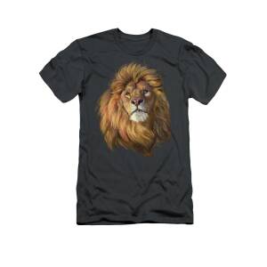 White Lion T-Shirt for Sale by Lucie Bilodeau
