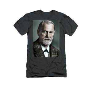 Sepia photograph of Sigmund Freud, circa 1921 T-Shirt for Sale by Max ...