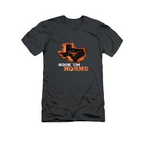 Texas Longhorns Hook em Horns Apparel T-Shirt by Bailek Aryia - Pixels