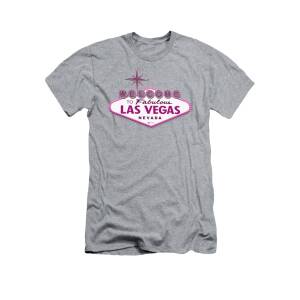 Vegas Golden Knights with Skyline T-Shirt by Ricky Barnard - Pixels