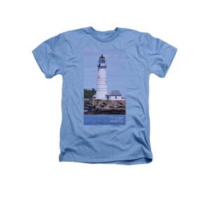 Nantucket Light Ship LV-112 Heathers T-Shirt by Marcus Dagan - Pixels