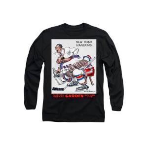 New York Rangers v Boston Bruins Vintage Program Long Sleeve T-Shirt by  John Farr - Pixels